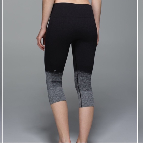lululemon athletica Pants - Lululemon Seamlessly Street Crop Black 4 pants